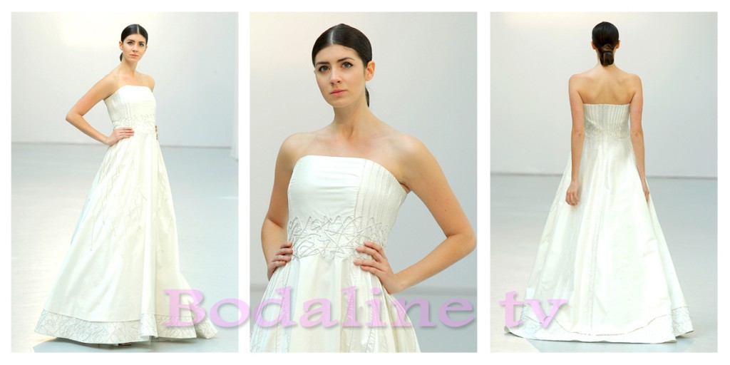 PALOMA DEL POZO, EN LA PASARELA COSTURA ESPAÑA 2015.