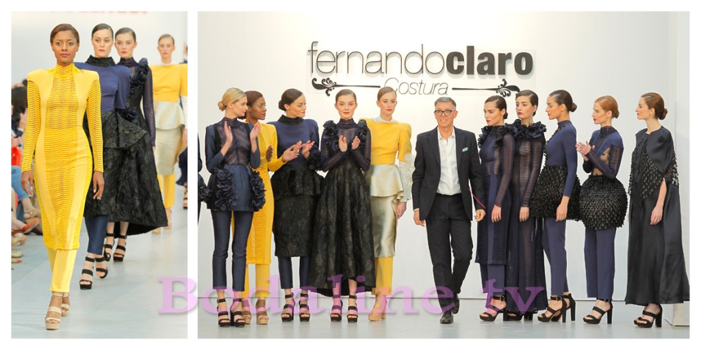 FERNANDO CLARO, EN LA PASARELA COSTURA ESPAÑA 2015.