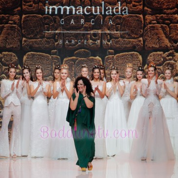 INMACULADA GARCÍA EN LA BARCELONA BRIDAL WEEK 2018
